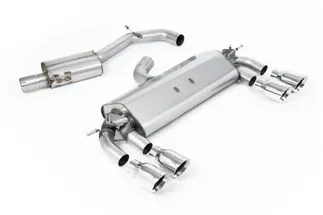 Milltek Resonated Catback Exhaust System For VW MK7 Golf R