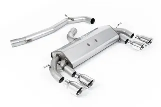 Milltek Non-Valved & Non-Resonated Race Catback Exhaust System For VW MK7 Golf R