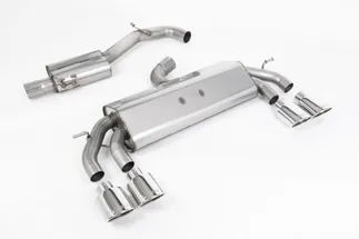 Milltek Non-Valved & Resonated Race Catback Exhaust For VW MK7.5 Golf R (Non GPF)