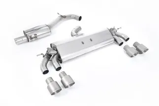 Milltek Resonated Catback Exhaust System For VW MK7.5 Golf R (Non GPF)