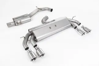 Milltek Non-Valved & Resonated Race Catback Exhaust For VW MK7.5 Golf R (Non GPF)