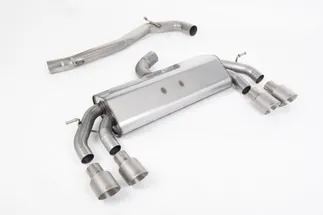 Milltek Non-Valved & Non-Resonated Race Catback Exhaust For VW MK7.5 Golf R (Non GPF)