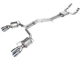 AWE Touring Edition Exhaust For Audi C8 S6/S7 2.9TT - Chrome Silver Tips