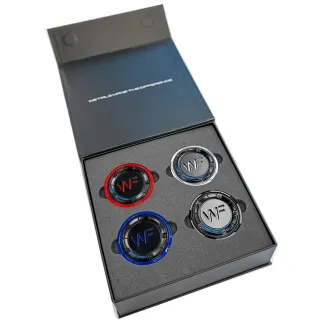 Wheel Force Forged Multipiece Center Cap (V3) - Deep Black