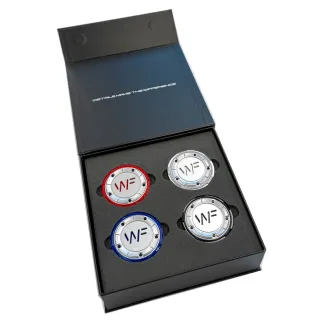 Wheel Force Forged Multipiece Center Cap (V3) - Frozen Silver