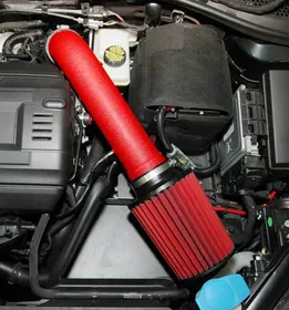 AEM Wrinkle Red Cold Air Intake For 15 VW Golf GTI - 21