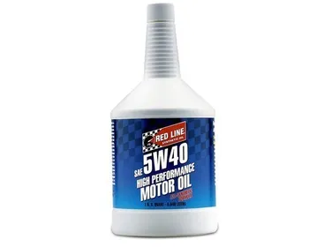 Red Line 5W-40 Full Synthetic Motor Oil - API SN/CF, ACEA A3/B4, For VW, Audi, BMW, Mercedes, Porsche