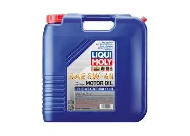 Liqui Moly Leichtlauf High Tech SAE 5W-40 - 20 Liters - 20122 - 75033133 -  USP Motorsport