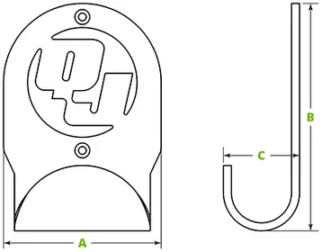 Quickjack wall shop hanger set