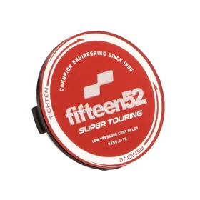 Fifteen52 Super Touring Center Cap Set (Red/Chrome) - FFT52-ST-CAP